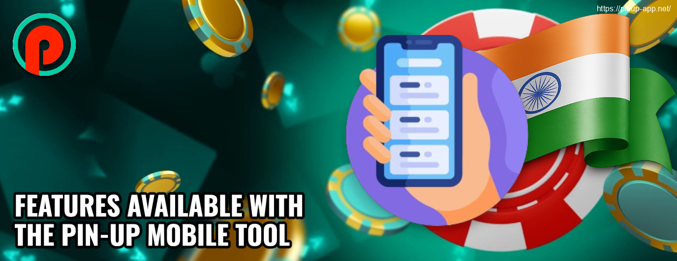 Features Pin-Up Mobile Tool